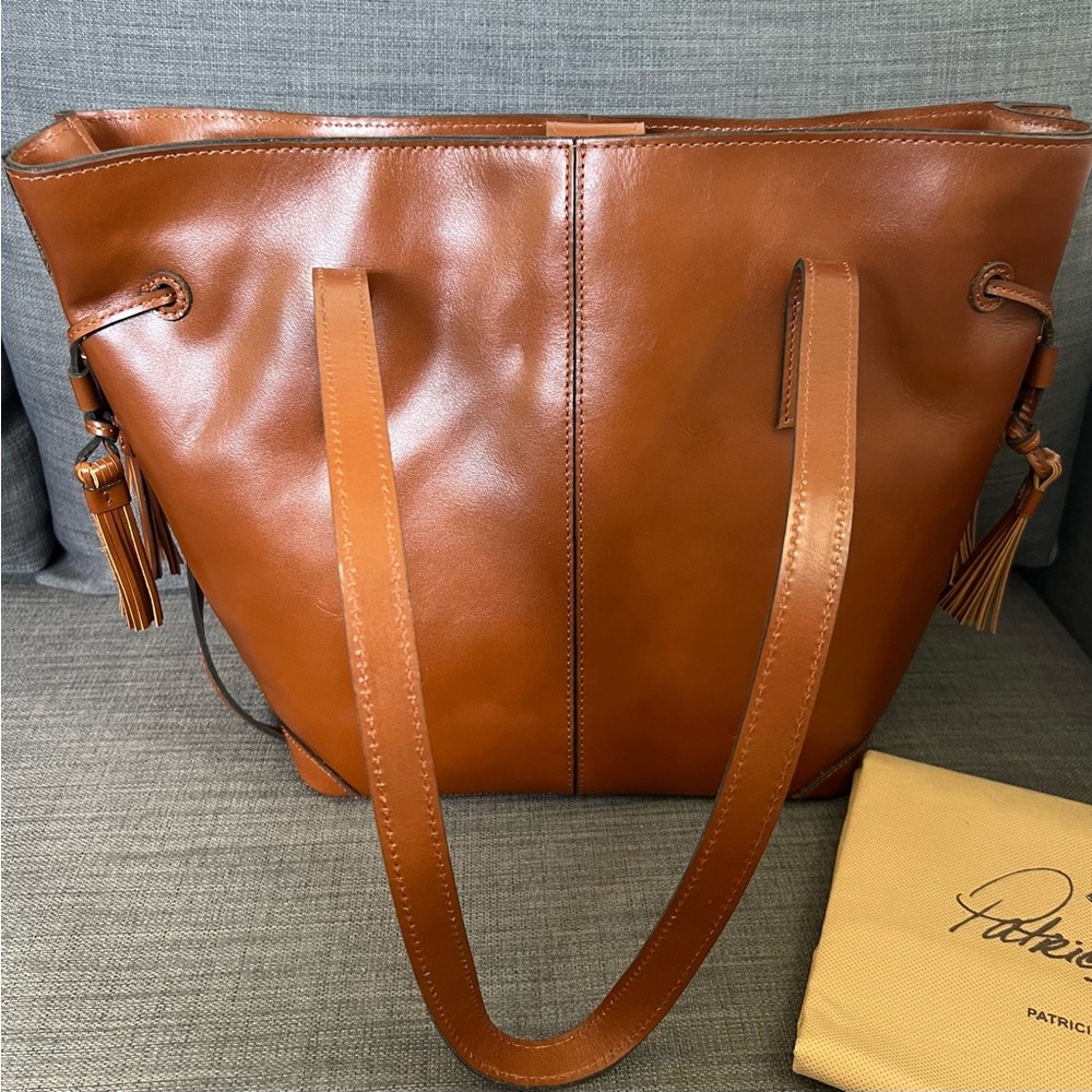 NWT PATRICIA NASH KEMBLE TOTE SHOULDER HANDBAG LEATHER